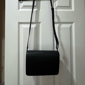 Dagne Dover Andra crossbody purse and matching wallet in Onyx (black)